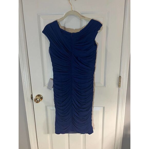 Tadashi Shoji Fern Style Royal Dress NWT Sz. M - Picture 6 of 7